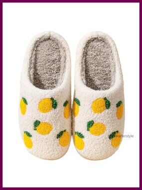 Fuzzy Heart Slippers Memory Foam Fluffy Cozy House Shoes